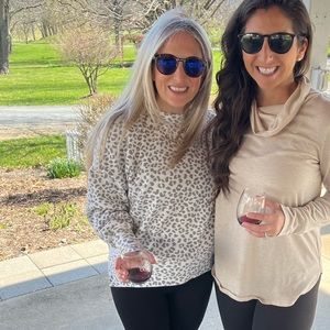 Leopard print sweatshirt